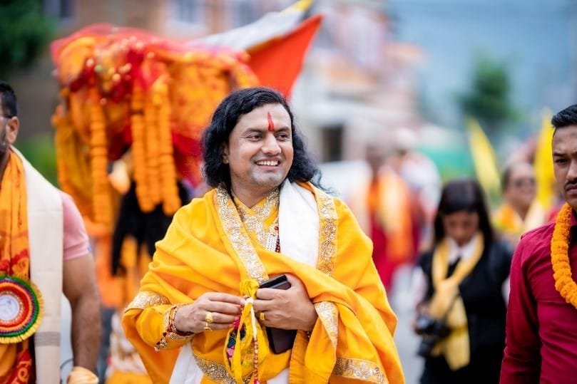 Rashtraguru Balayogeshwar Vijay Shrikrishna Murti Ji Maharaj — photo from foundation website